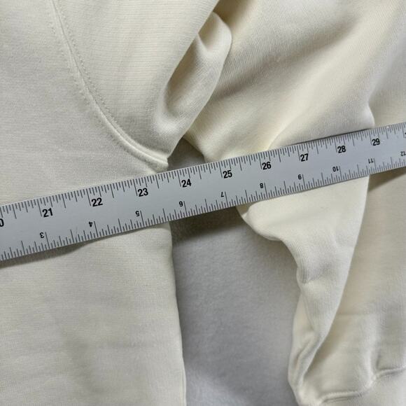 Madewell Sweatshirt Mens Medium Beige Cream Crewneck Mccarren Midweight Crew NEW - Picture 5 of 10